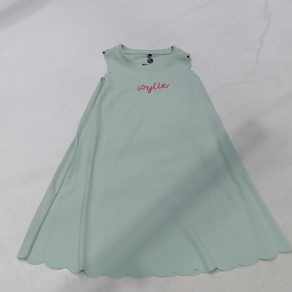 BLOOPER KIDS: Monogrammed Girls Scallop Dress
