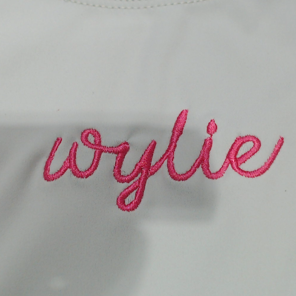 BLOOPER KIDS: Monogrammed Girls Scallop Dress