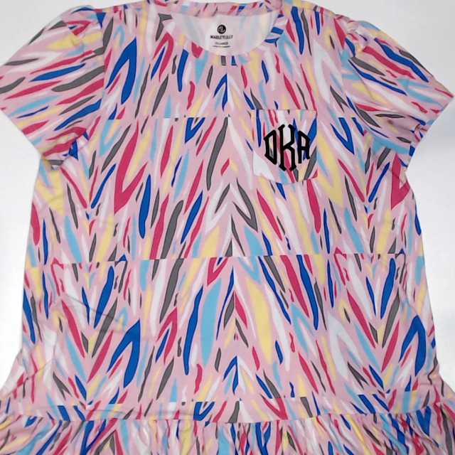BLOOPER CLOTHING: Monogrammed Ruffle Dress