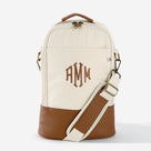 Monogrammed Insulated Wine Bag | Ivory