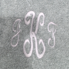 BLOOPER CLOTHING: Monogrammed Heathered Fleece Quarter Zip