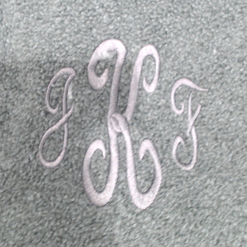 BLOOPER CLOTHING: Monogrammed Heathered Fleece Quarter Zip