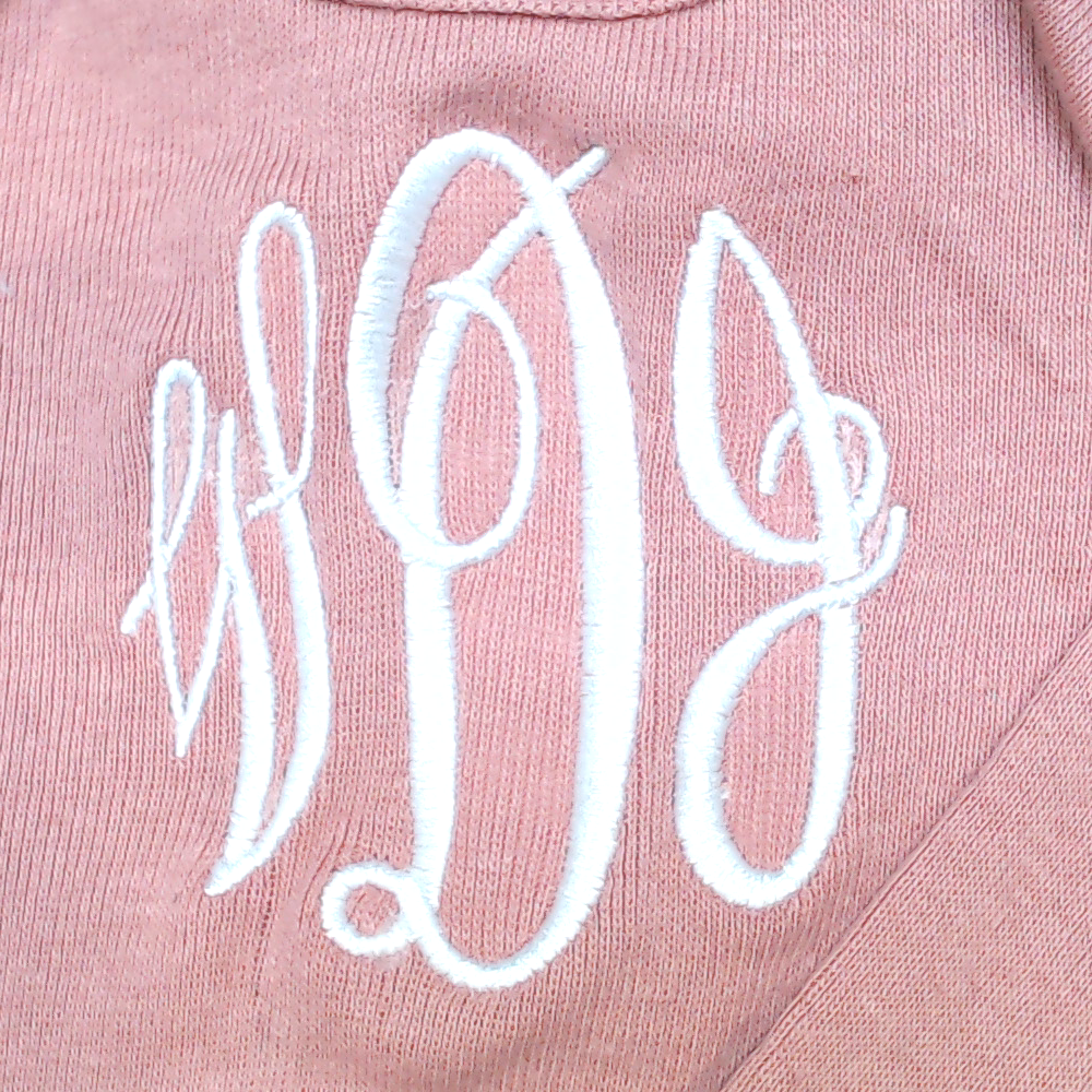 BLOOPER KIDS: Monogrammed Baby Long Sleeve Bodysuit