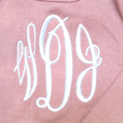 BLOOPER KIDS: Monogrammed Baby Long Sleeve Bodysuit