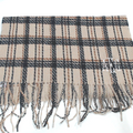BLOOPER ACCESSORY: Monogrammed Plaid Scarf