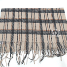 BLOOPER ACCESSORY: Monogrammed Plaid Scarf