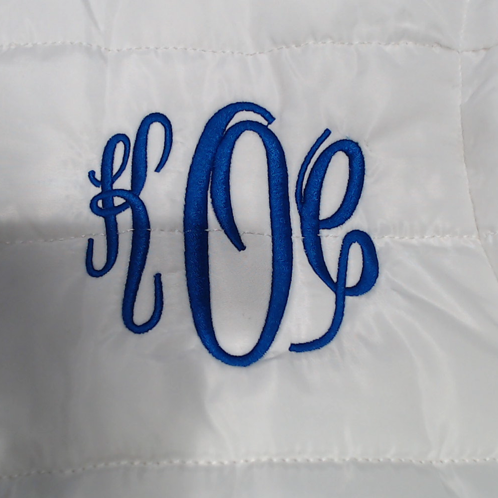 BLOOPER CLOTHING: Monogrammed Puffer Vest