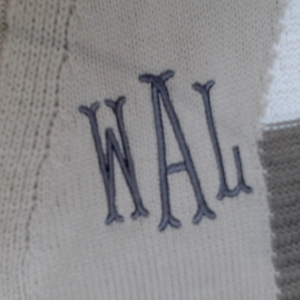 BLOOPER CLOTHING: Monogrammed Audrey Cardigan