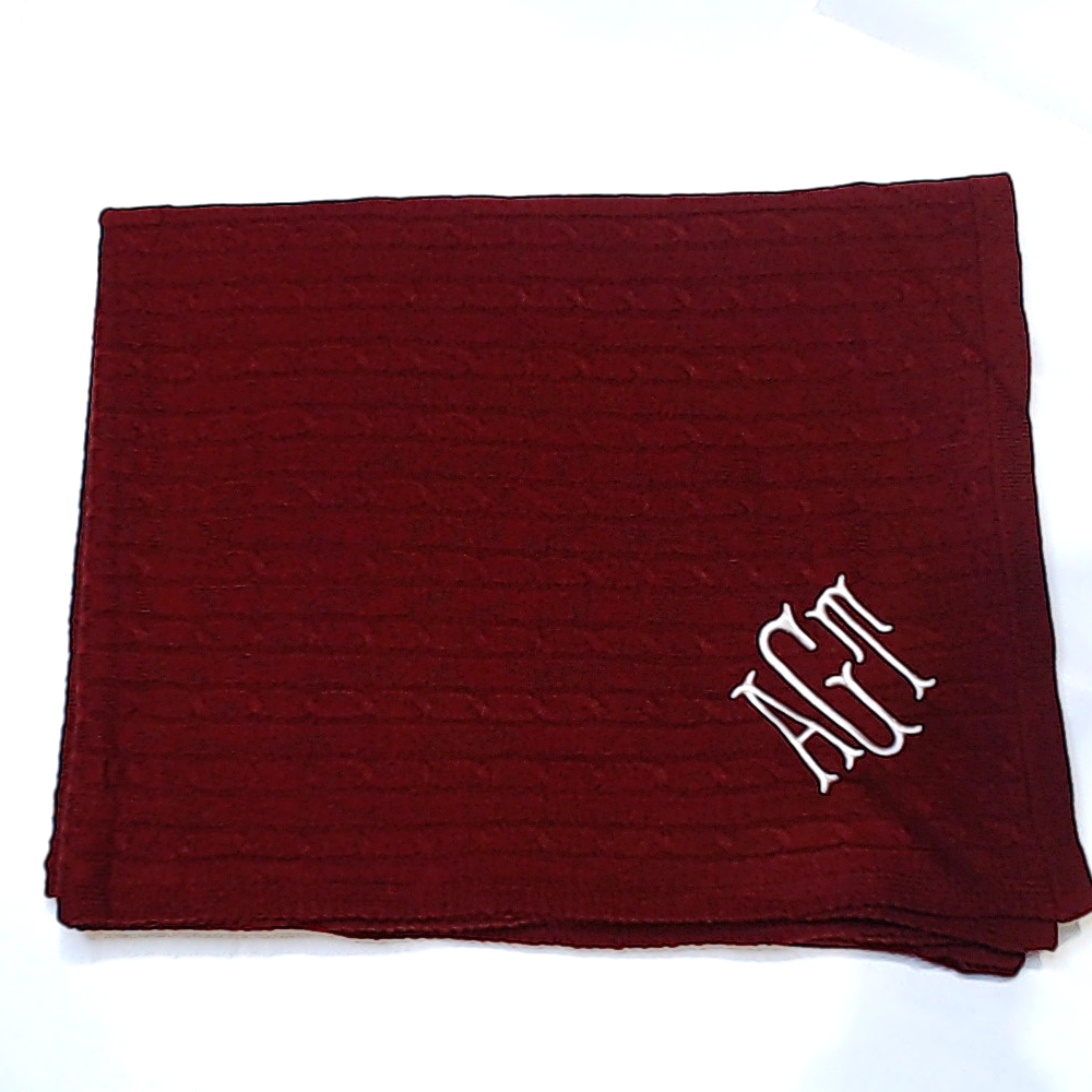BLOOPER CLOTHING: Monogrammed Poncho