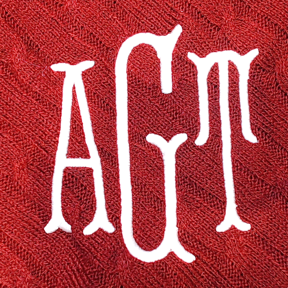 BLOOPER CLOTHING: Monogrammed Poncho