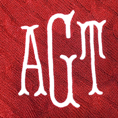 BLOOPER CLOTHING: Monogrammed Poncho