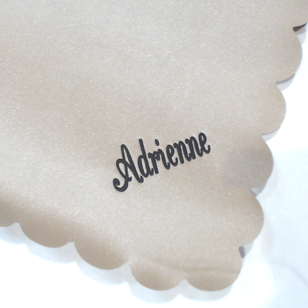 BLOOPER ACCESSORY: Monogrammed Desk Mat