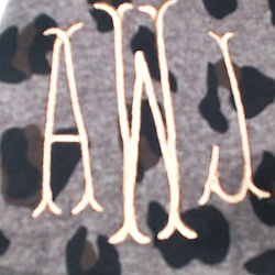 BLOOPER CLOTHING: Monogrammed Cowl Neck Poncho