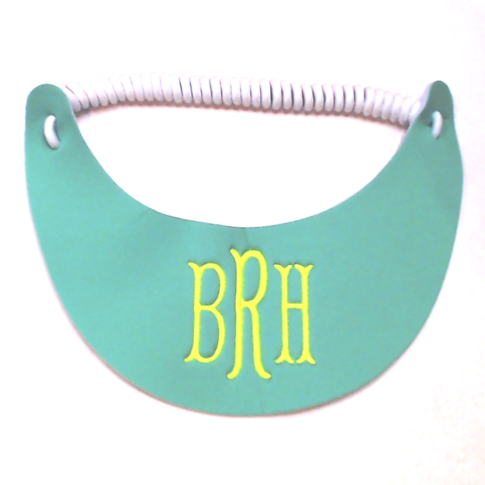 BLOOPER ACCESSORY: Monogrammed Visor