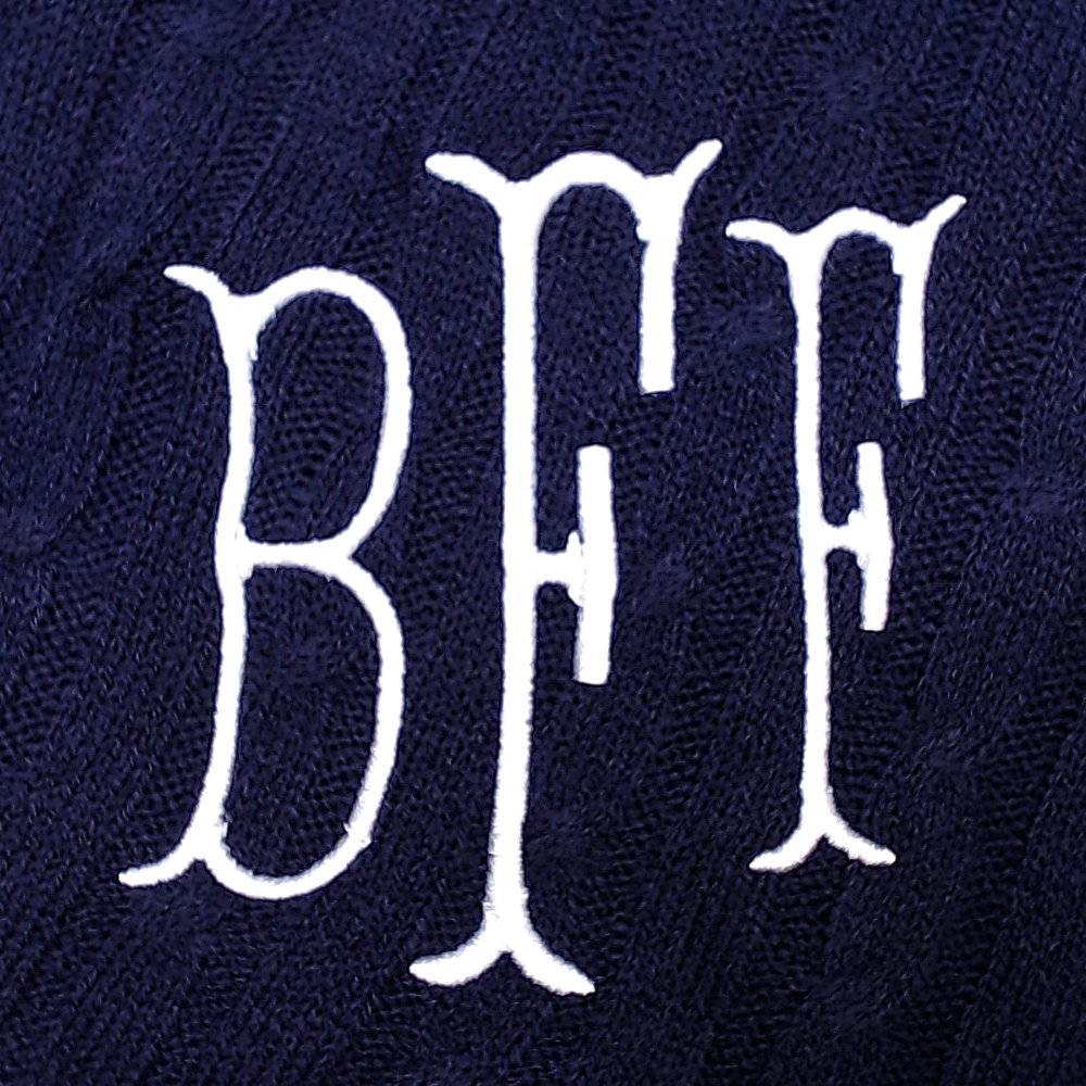 BLOOPER CLOTHING: Monogrammed Poncho