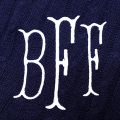 BLOOPER CLOTHING: Monogrammed Poncho