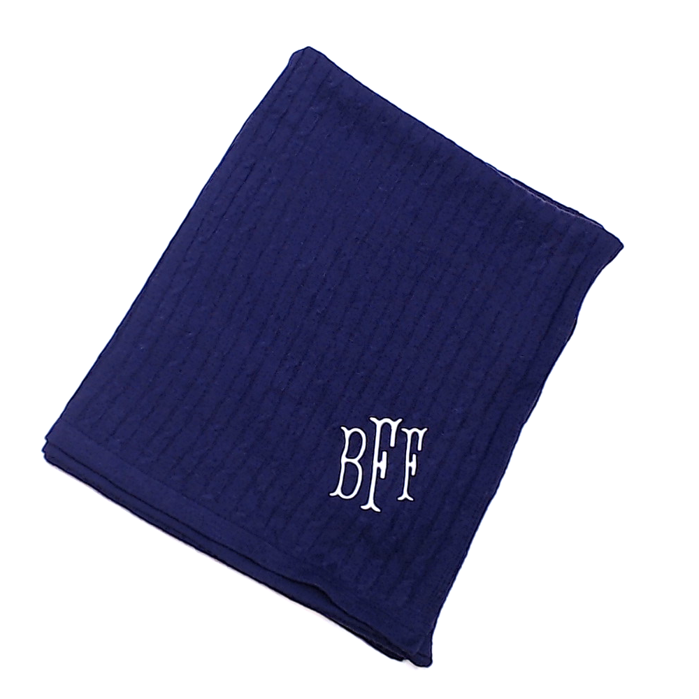 BLOOPER CLOTHING: Monogrammed Poncho