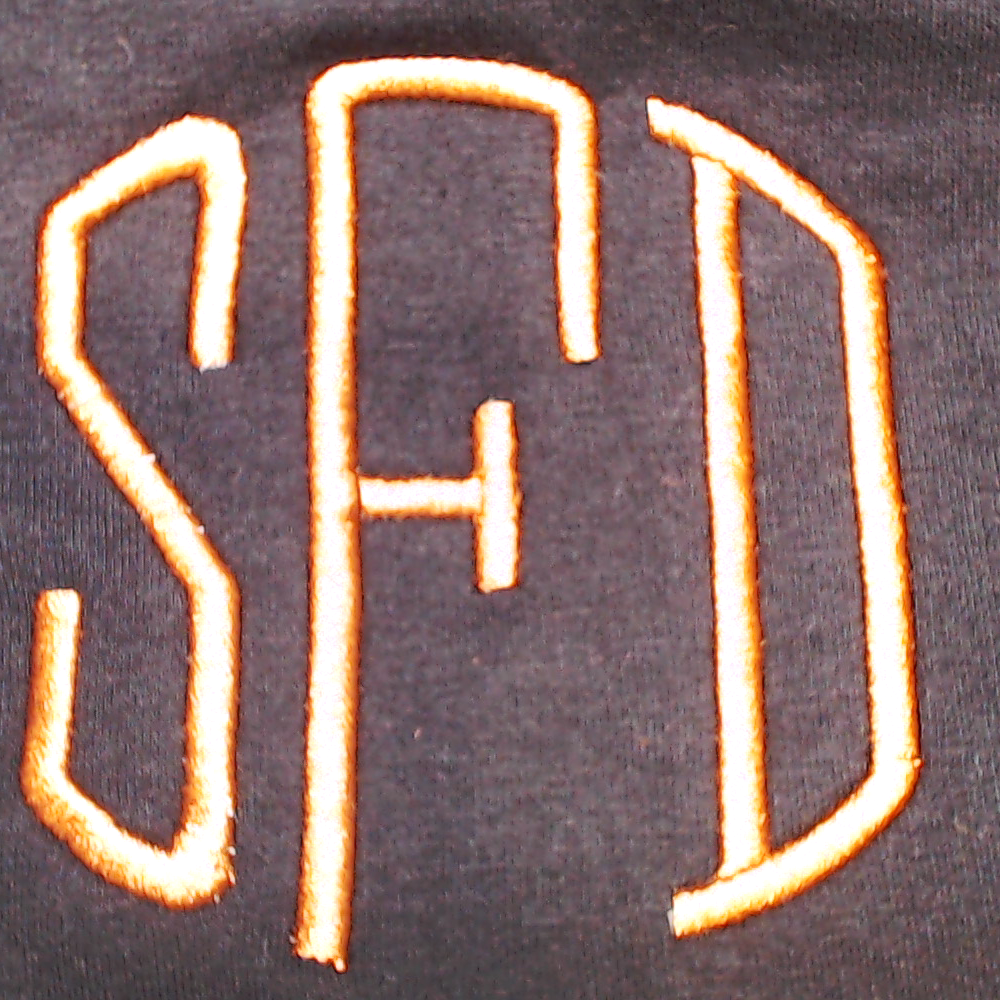 BLOOPER CLOTHING: Monogrammed Quarter Zip Sweatshirt