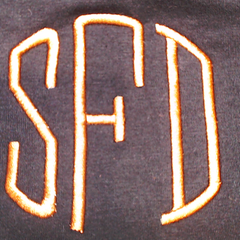 BLOOPER CLOTHING: Monogrammed Quarter Zip Sweatshirt