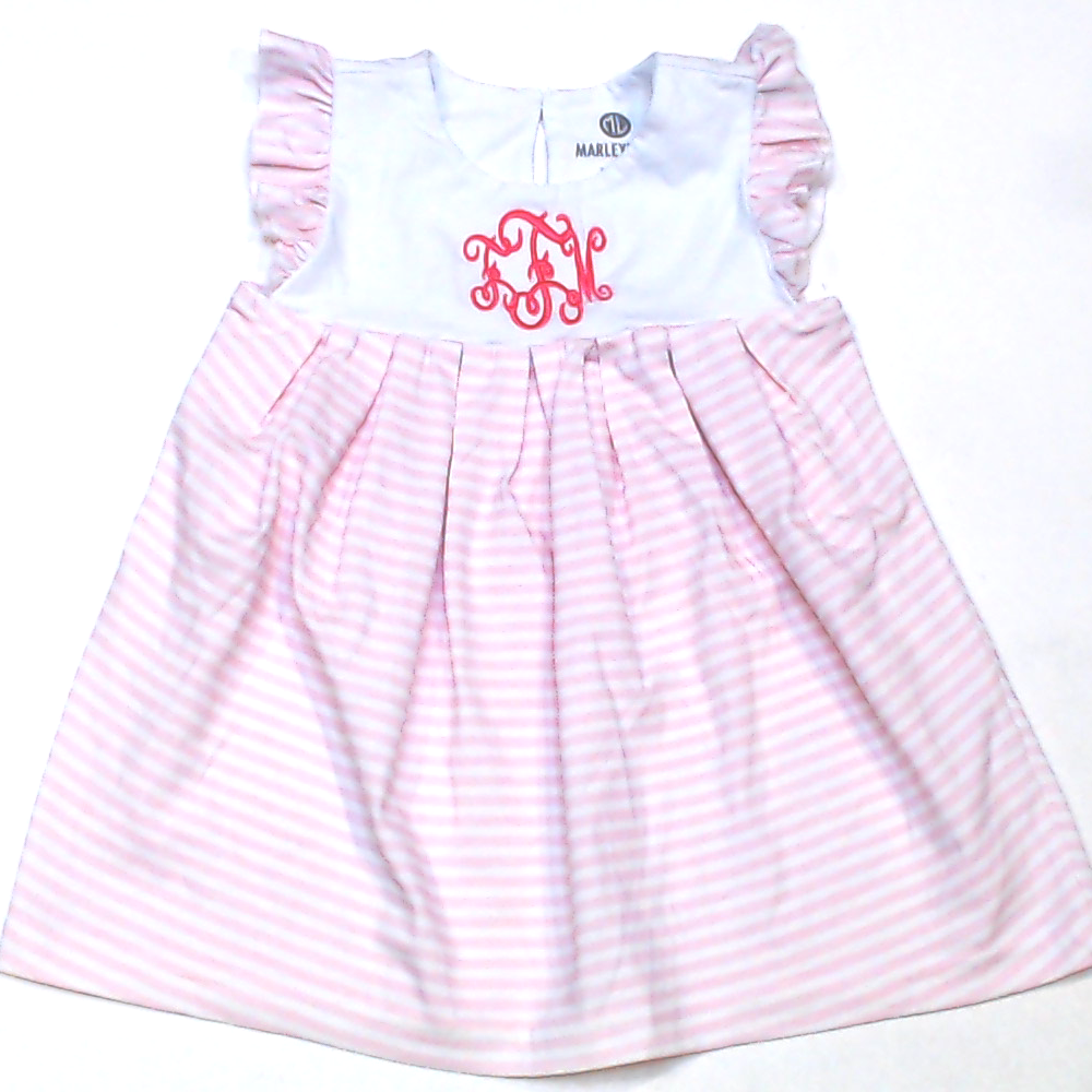 BLOOPER CLOTHING: Monogrammed Sunday Dress