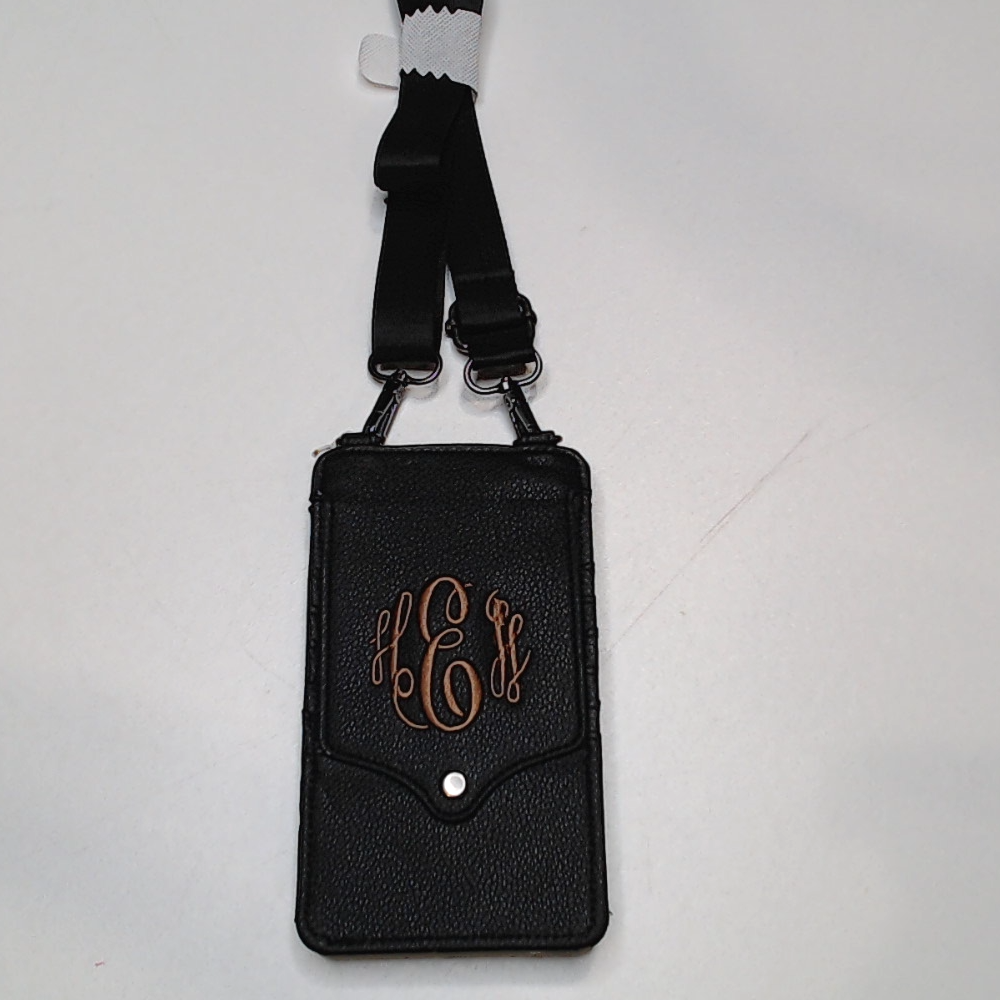 BLOOPER ACCESSORY: Monogrammed Phone Crossbody