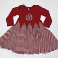 BLOOPER KIDS: Monogrammed Kids Twirl Dress