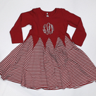 BLOOPER KIDS: Monogrammed Kids Twirl Dress