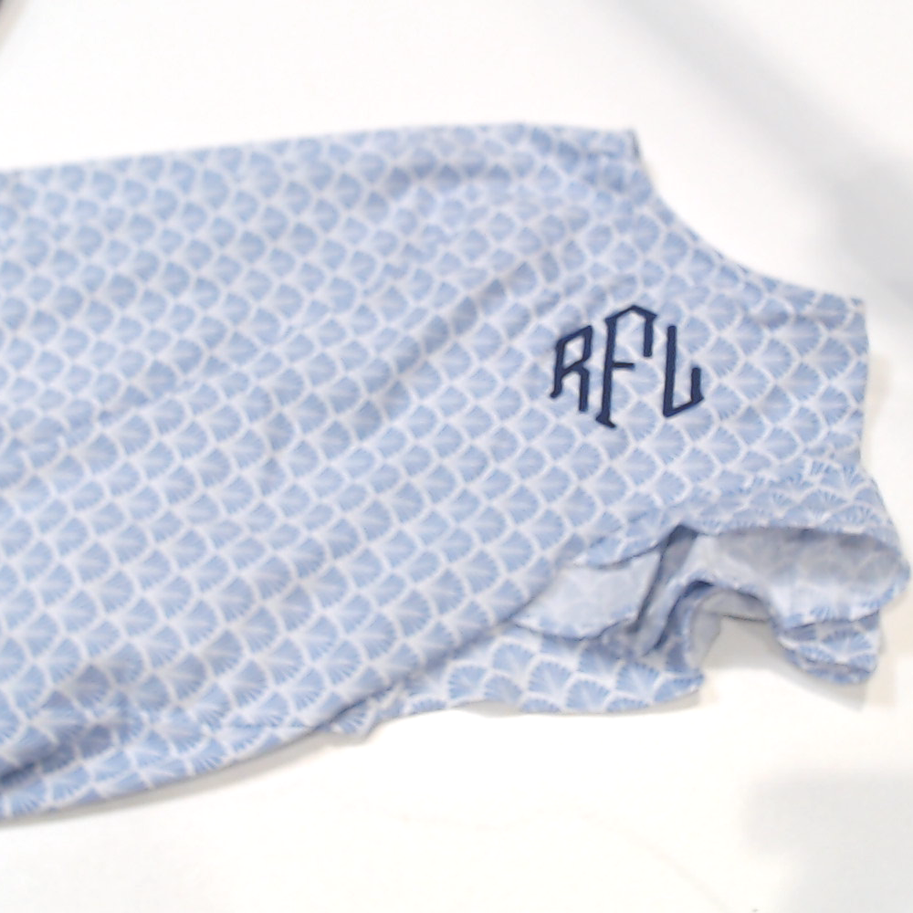 BLOOPER CLOTHING: Monogrammed Ruffle Pajamas