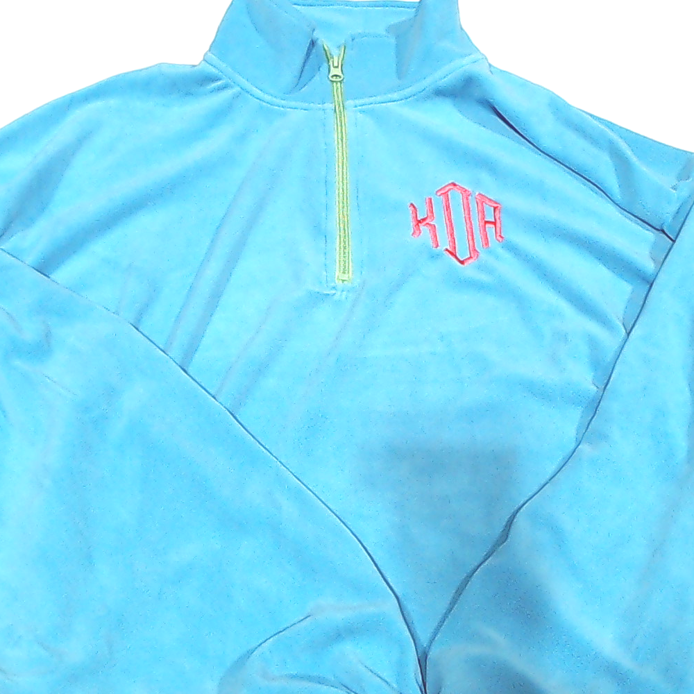 BLOOPER CLOTHING: Monogrammed Puff Sleeve Fleece Pullover