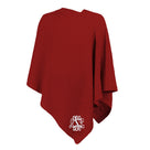 Monogrammed Kids Poncho | Crimson