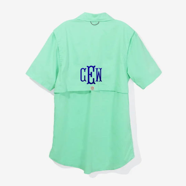 BLOOPER CLOTHING: Monogrammed Fishing Shirt