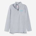 Alpha Delta Pi Pullover Sweatshirt in Heathered Gray | Sorority Quarter Zip