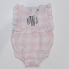 BLOOPER KIDS: Monogrammed Baby Soft Jersey Bubble