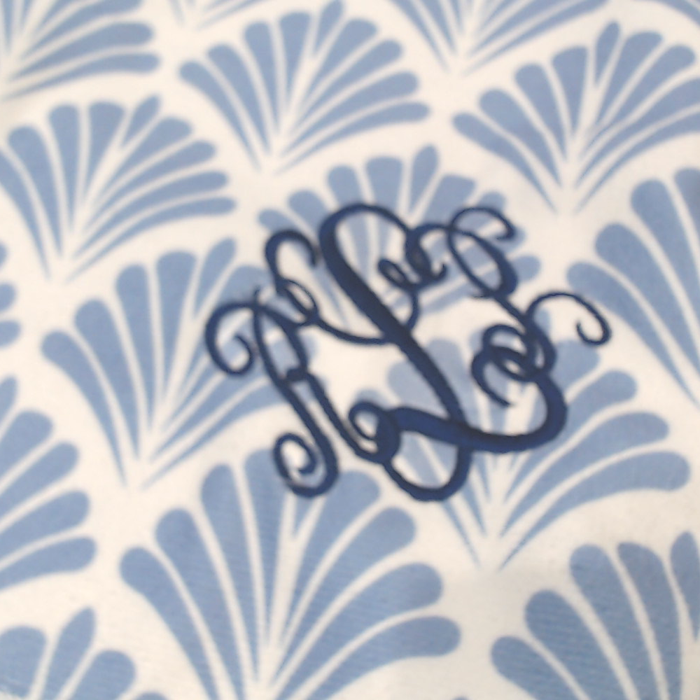 BLOOPER SWIM: Monogrammed Beach Towel