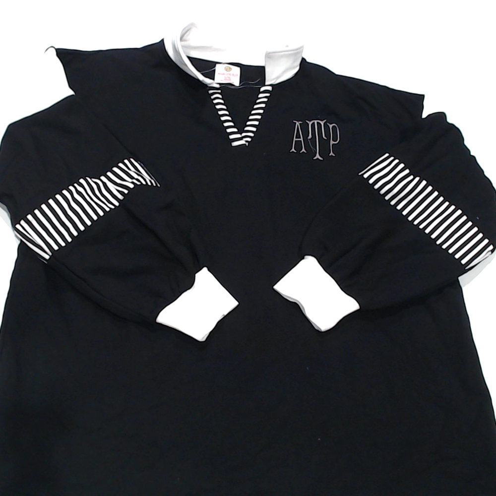 BLOOPER CLOTHING: Monogrammed Colorblock Sweatshirt