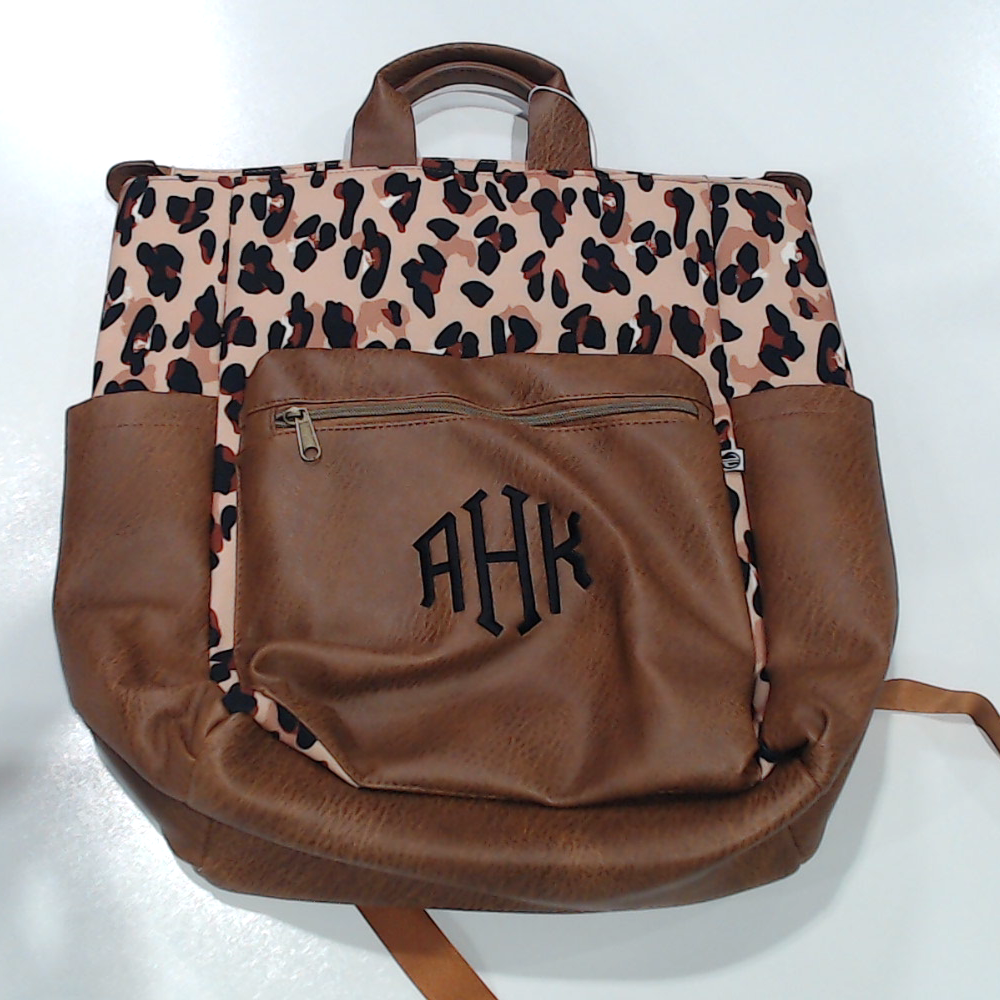 BLOOPER BAG: Monogrammed Commuter Backpack
