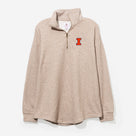 Illinois Fighting Illini Heathered Fleece Pullover | Tan