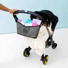 Monogrammed Stroller Caddy | Heathered Gray