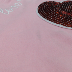 BLOOPER CLOTHING: Monogrammed Sequin Hearts Sweatshirt