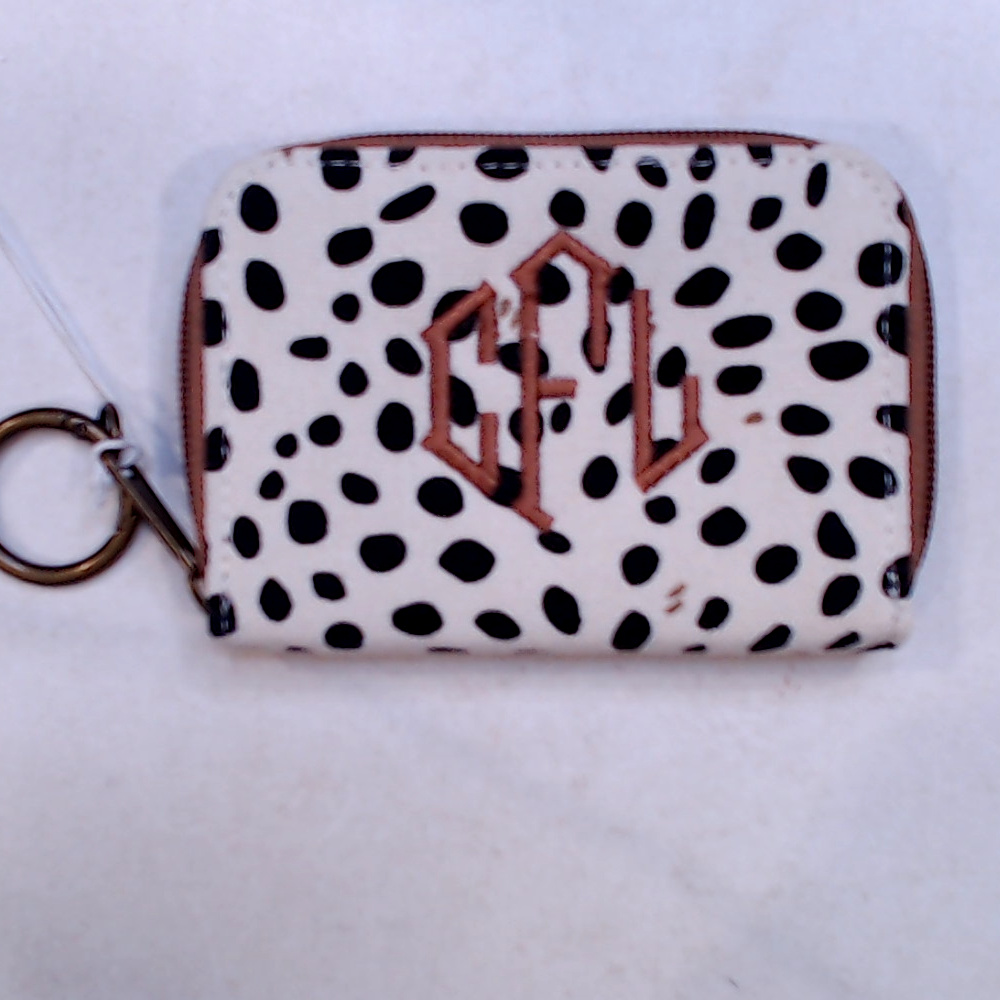 BLOOPER ACCESSORY: Monogrammed Keychain Wallet