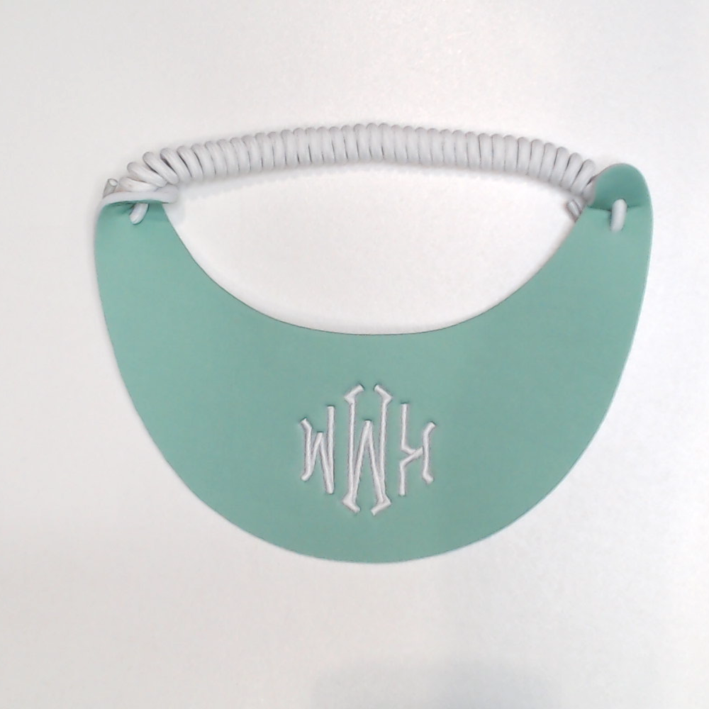 BLOOPER ACCESSORY: Monogrammed Foam Adjustable Visor