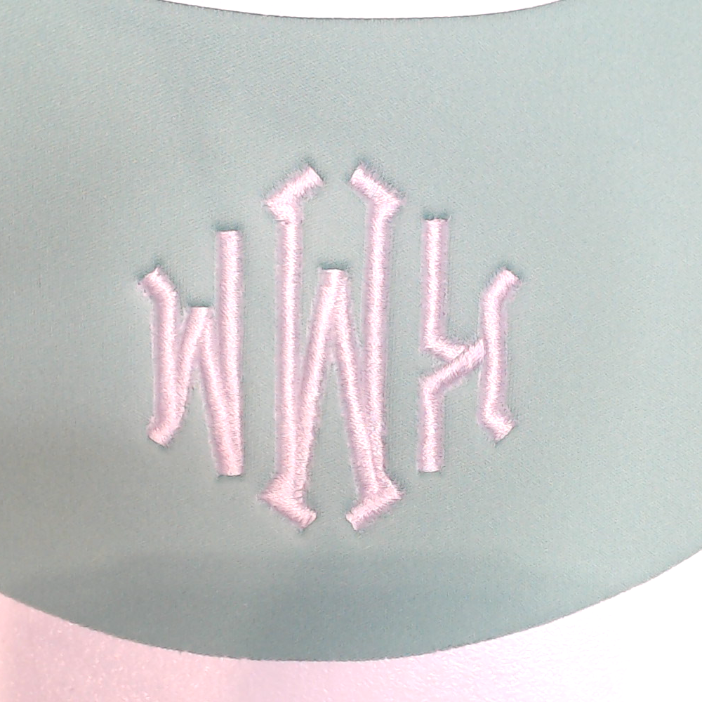 BLOOPER ACCESSORY: Monogrammed Foam Adjustable Visor