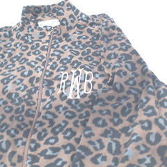 BLOOPER CLOTHING: Monogrammed Fleece Jacket