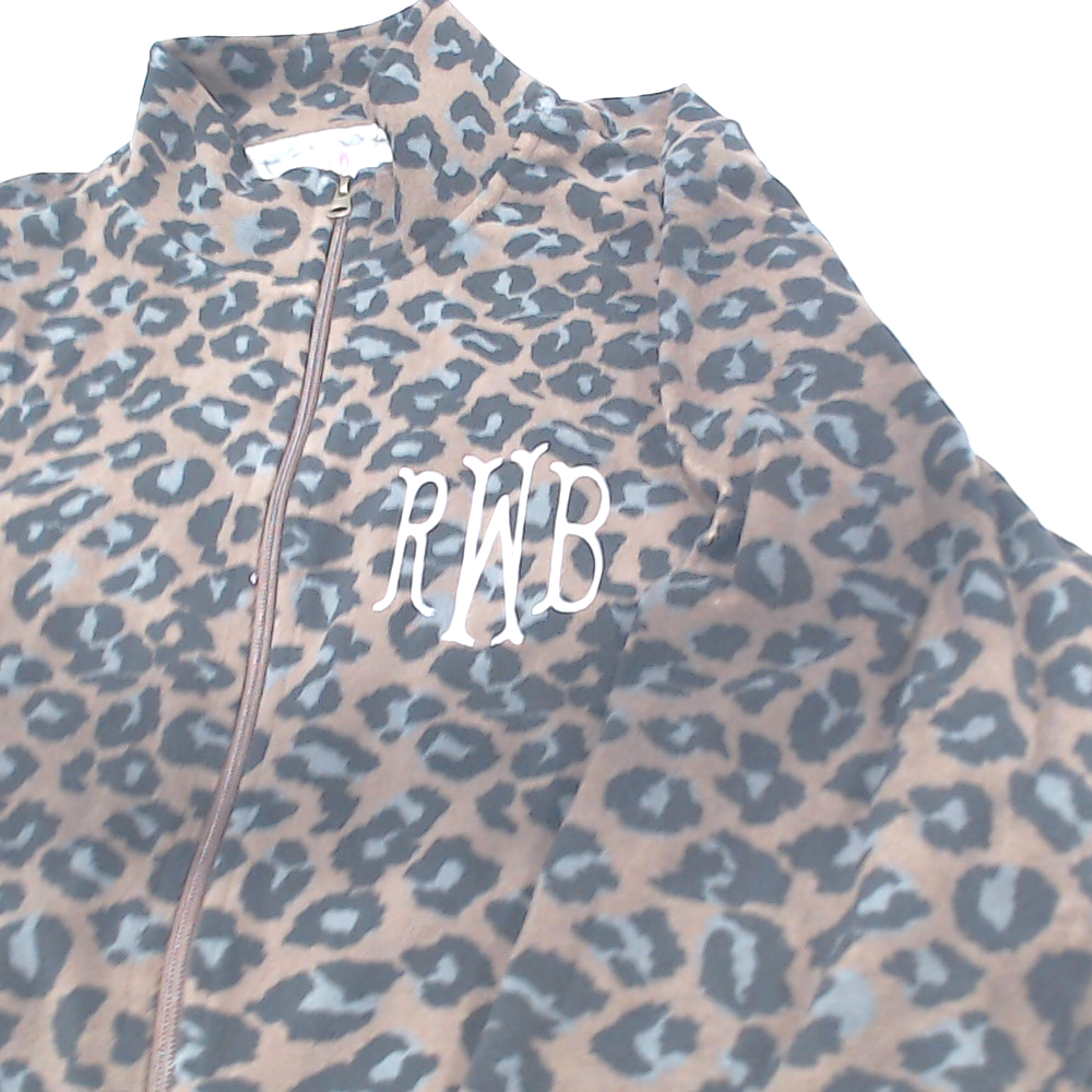 BLOOPER CLOTHING: Monogrammed Fleece Jacket