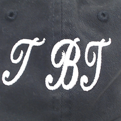 BLOOPER ACCESSORY: Monogrammed Baseball Hat
