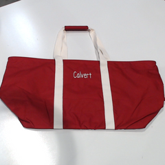 BLOOPER BAG: Monogrammed Extra Large Tote Bag