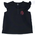 BLOOPER CLOTHING: Monogrammed Ruffle Top