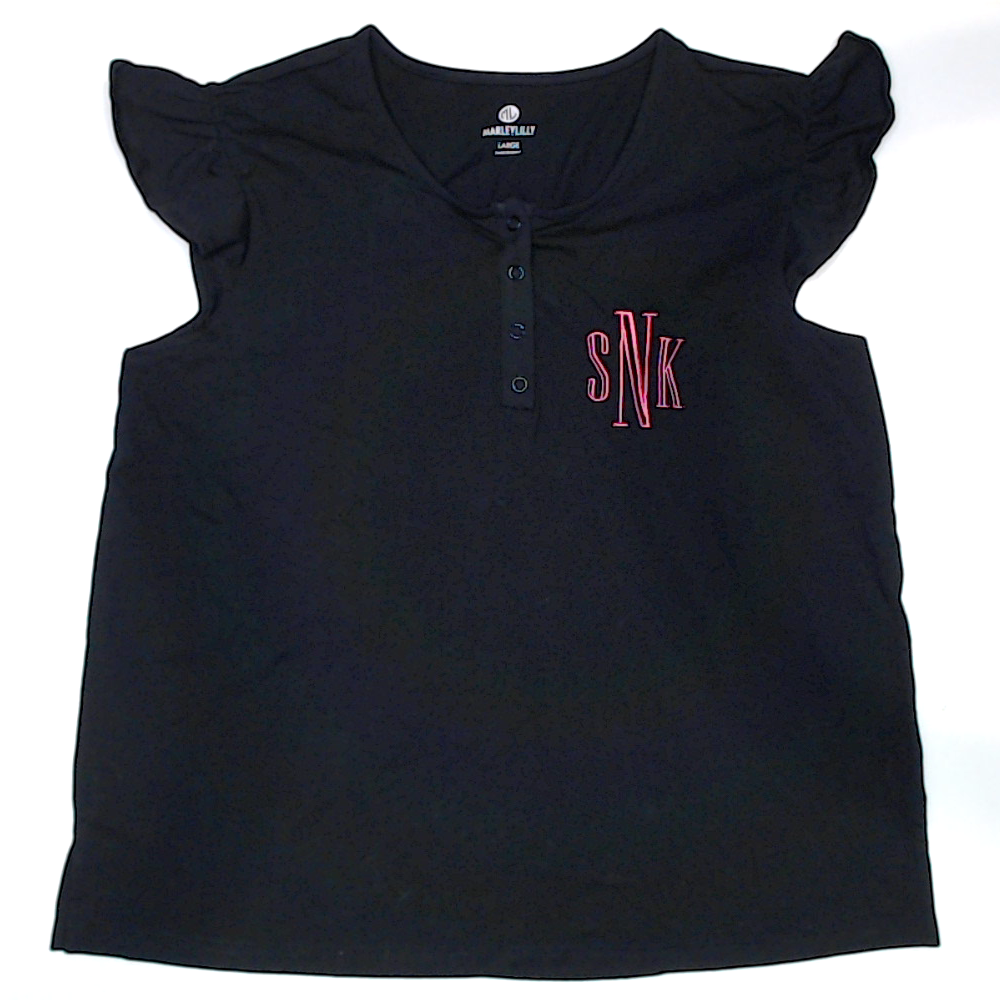 BLOOPER CLOTHING: Monogrammed Ruffle Top