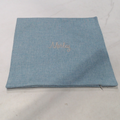 BLOOPER ACCESSORY: Monogrammed Linen Pillow Case