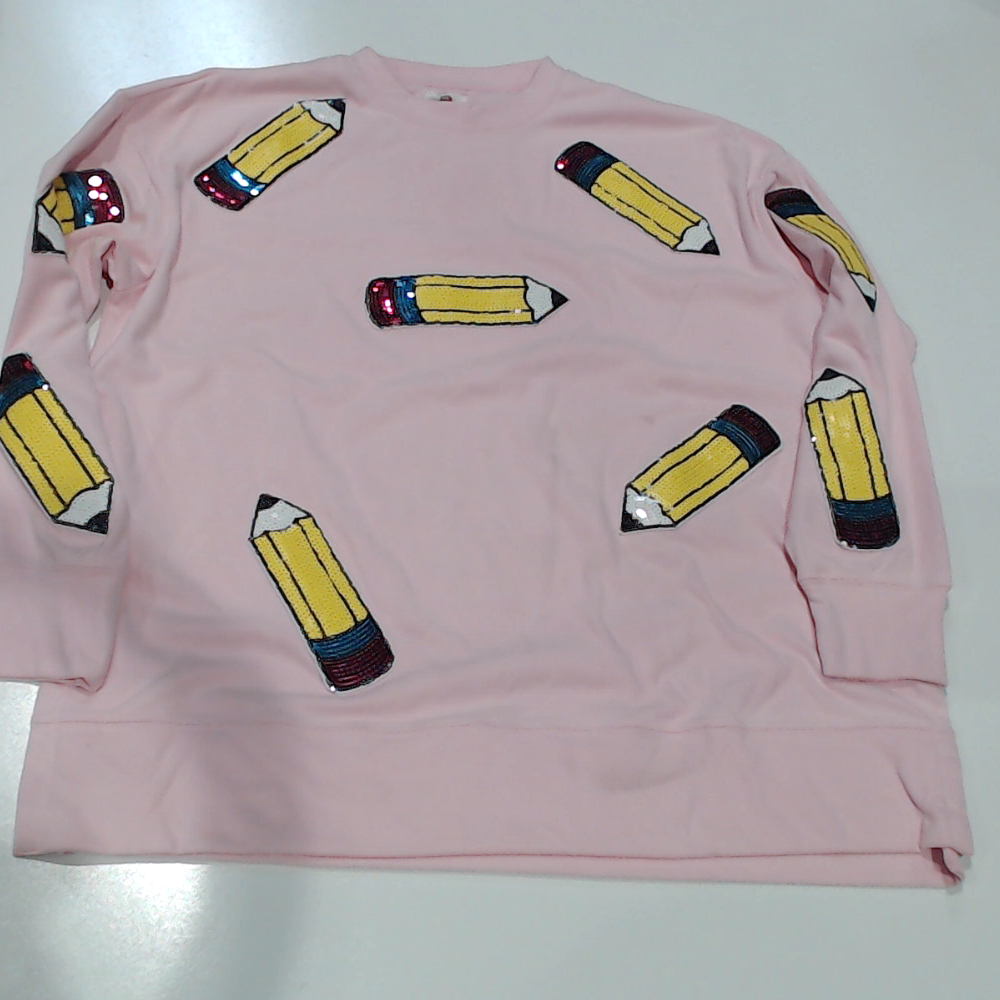 BLOOPER CLOTHING: BLANK Sequin Teacher Sweatshirt